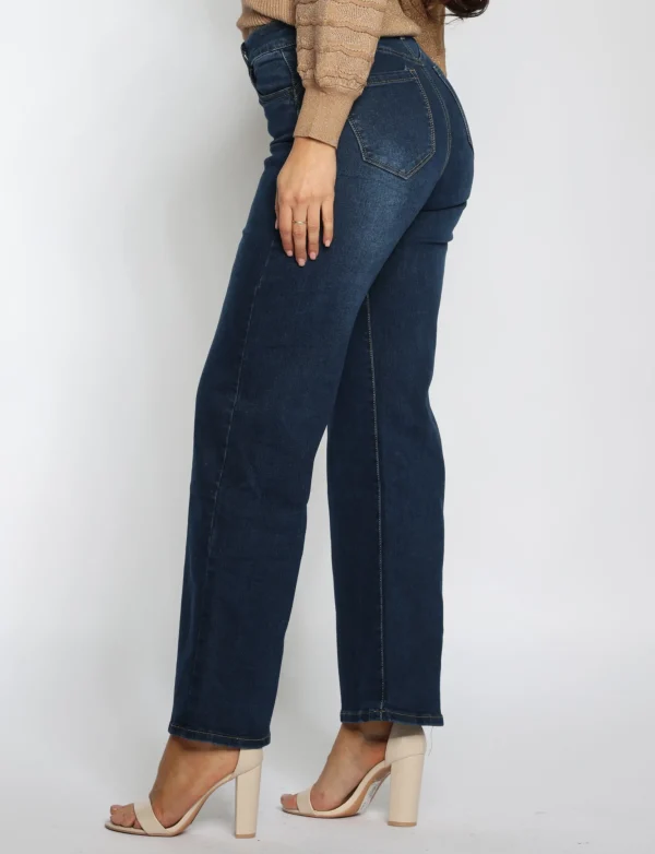 Ana & Lucy | Wide leg jeans ALH1679 Donkerblauw