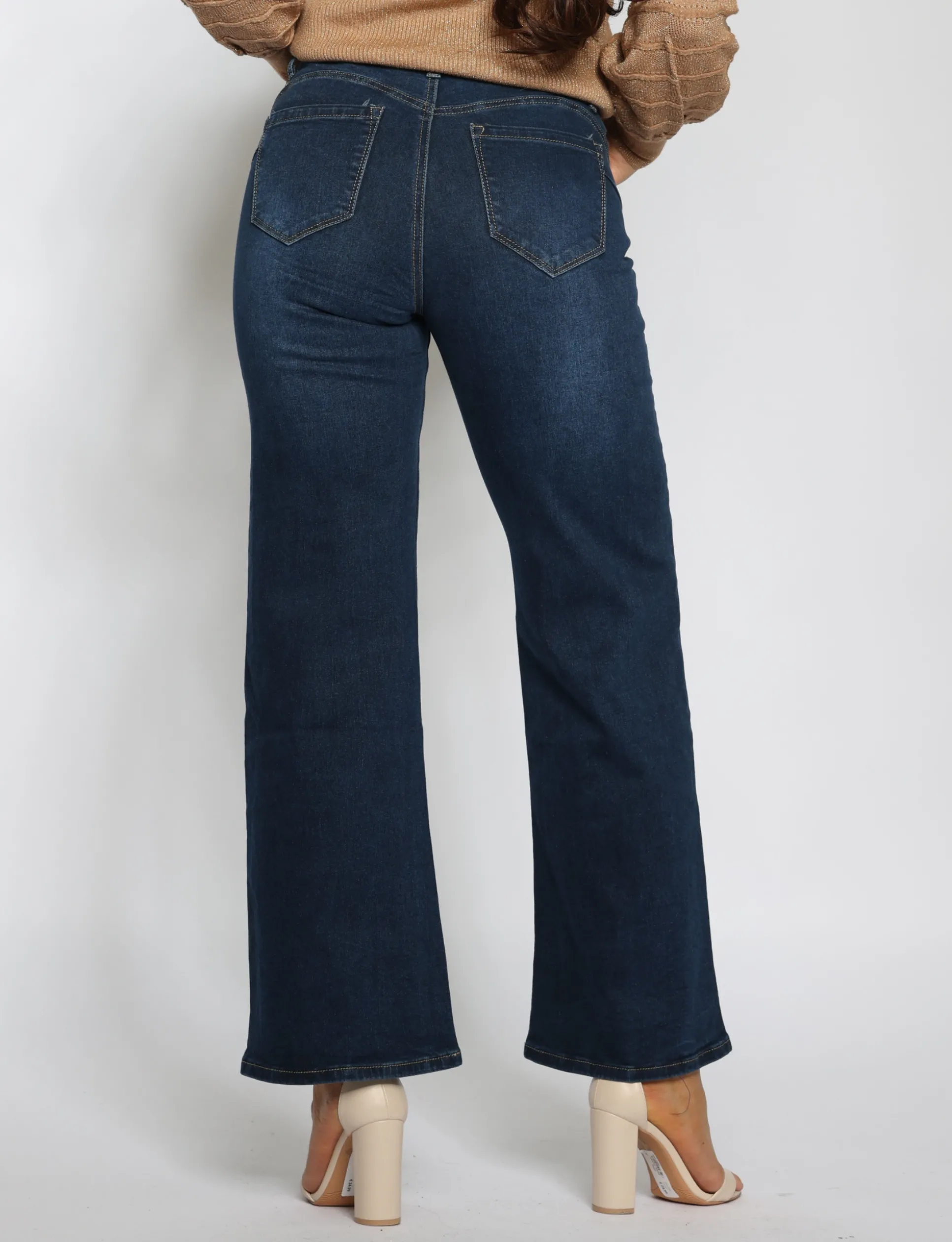 ana__lucy__wide_leg_jeans_3.webp Ana & Lucy | Wide leg jeans ALH1679 Donkerblauw