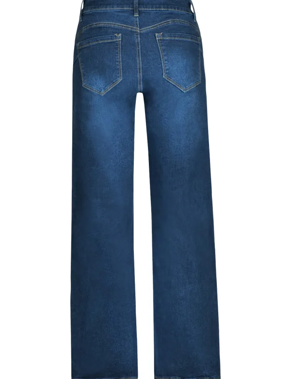 Ana & Lucy | Wide leg jeans ALH1679 Donkerblauw