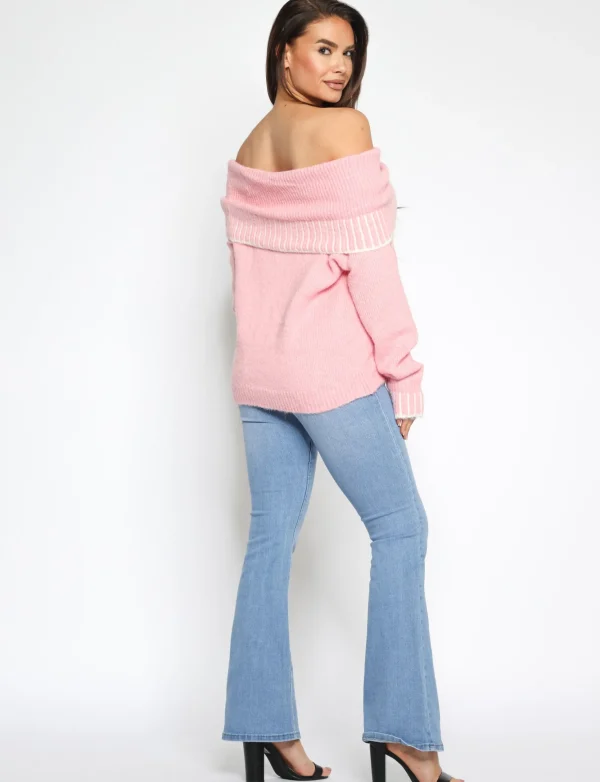 ANALUCY | Flared jeans ALH1690 Blauw