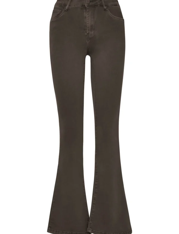 ANALUCY | Flared jeans H6954-A Bruin