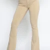 ANALUCY | Flared jeans H6954-A Zand