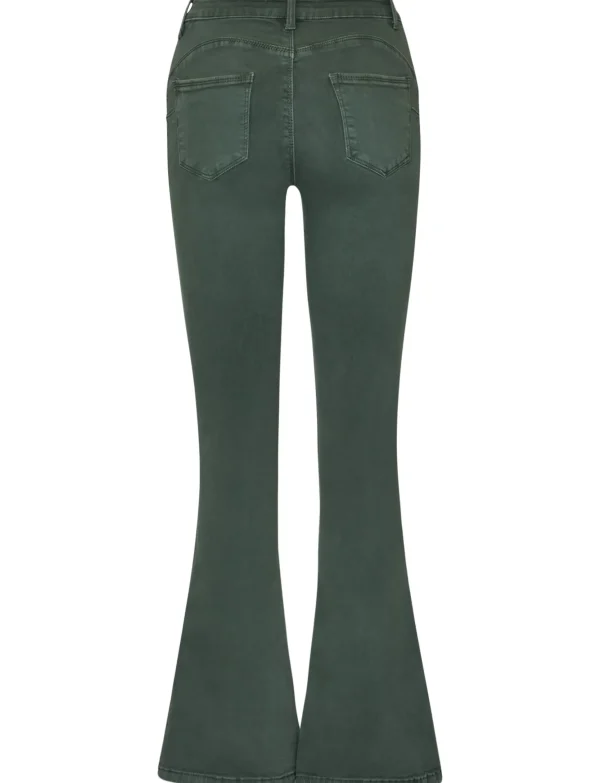 ANALUCY | Flared jeans H6954-A Groen
