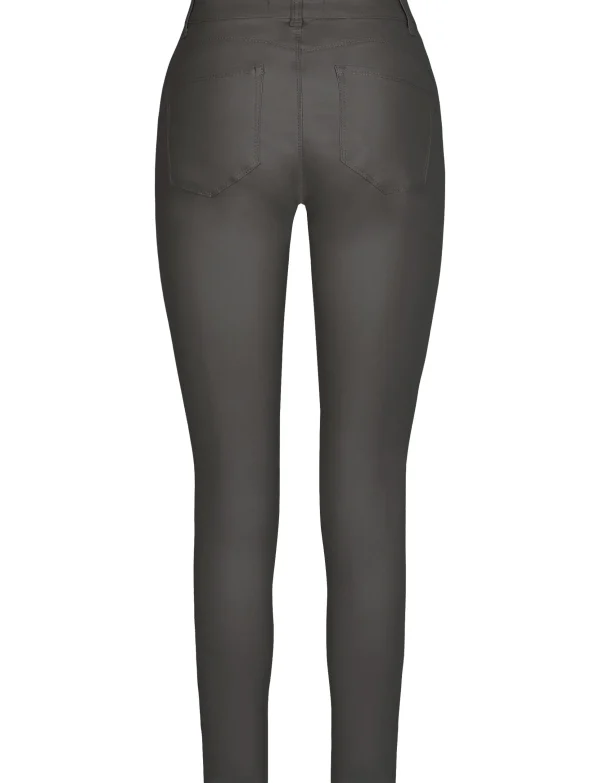 ANALUCY | Leatherlook broek H6826 Donkerbruin