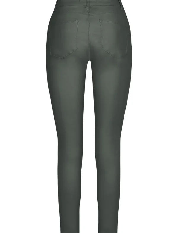 ANALUCY | Leatherlook broek H6826 Groen