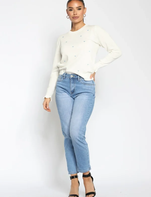 ANALUCY | Mom fit jeans H6975 Blauw