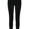 ANALUCY | Push Up, High Waist Rise Skinny E6821 Zwart