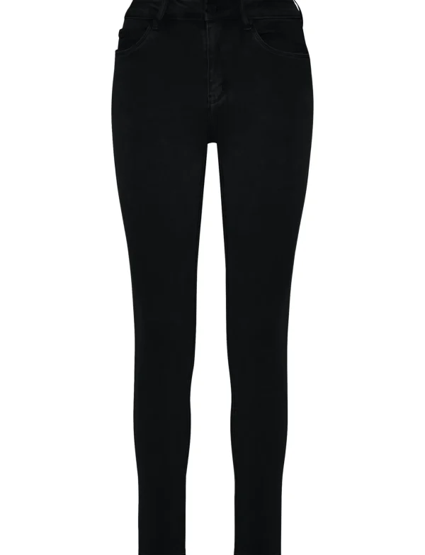 ANALUCY | Push Up, High Waist Rise Skinny E6821 Zwart