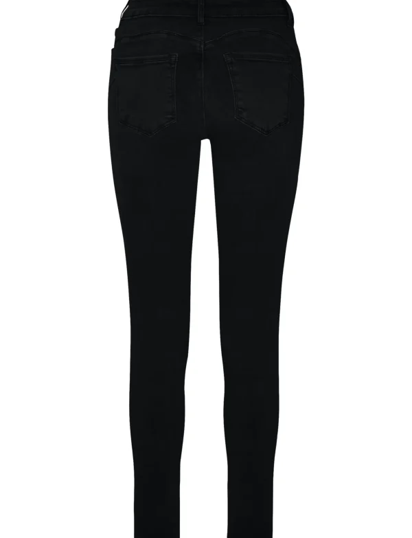 ANALUCY | Push Up, High Waist Rise Skinny E6821 Zwart