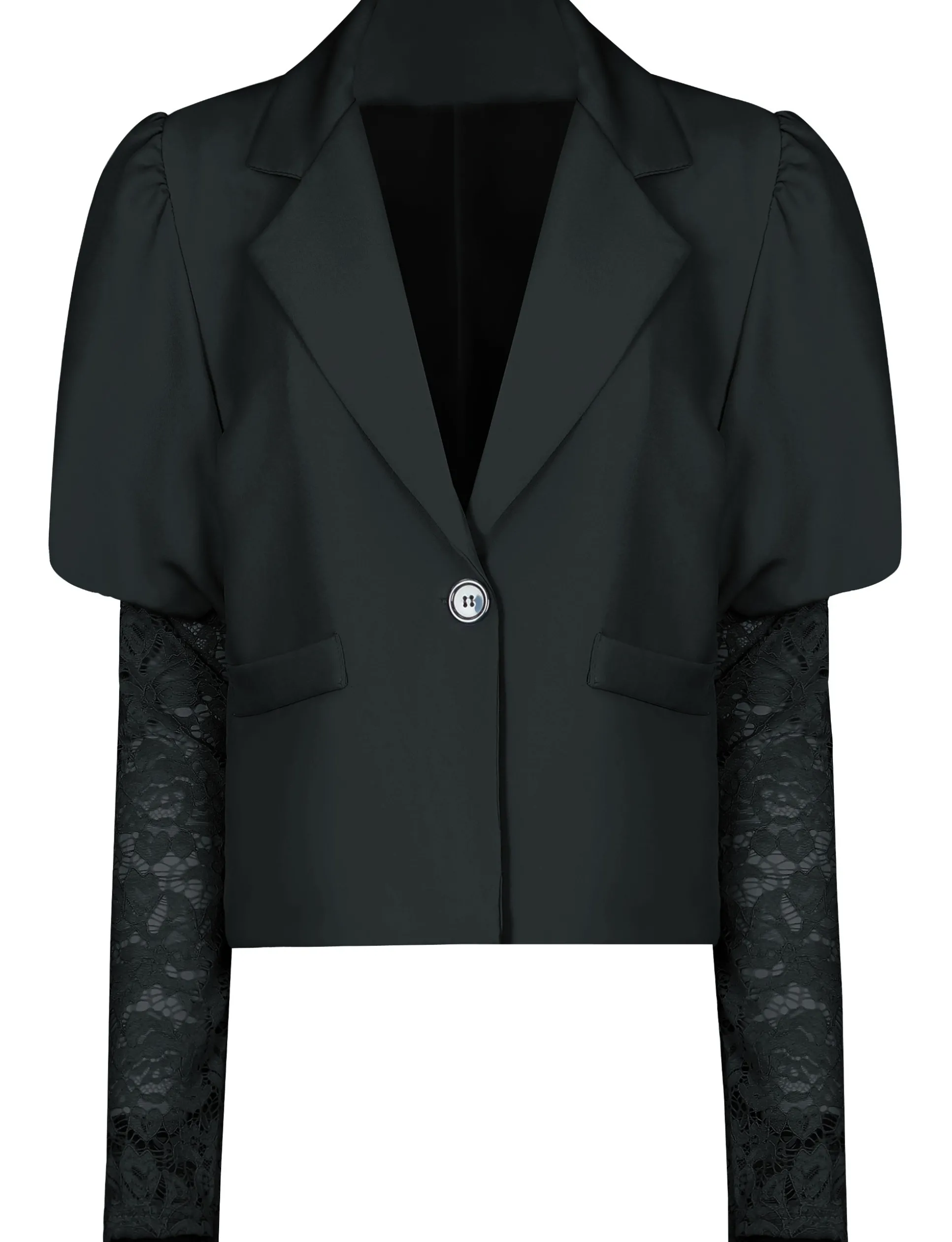 blazer_met_kanten_mouwen__6.webp Blazer met kanten mouwen Lulu Zwart