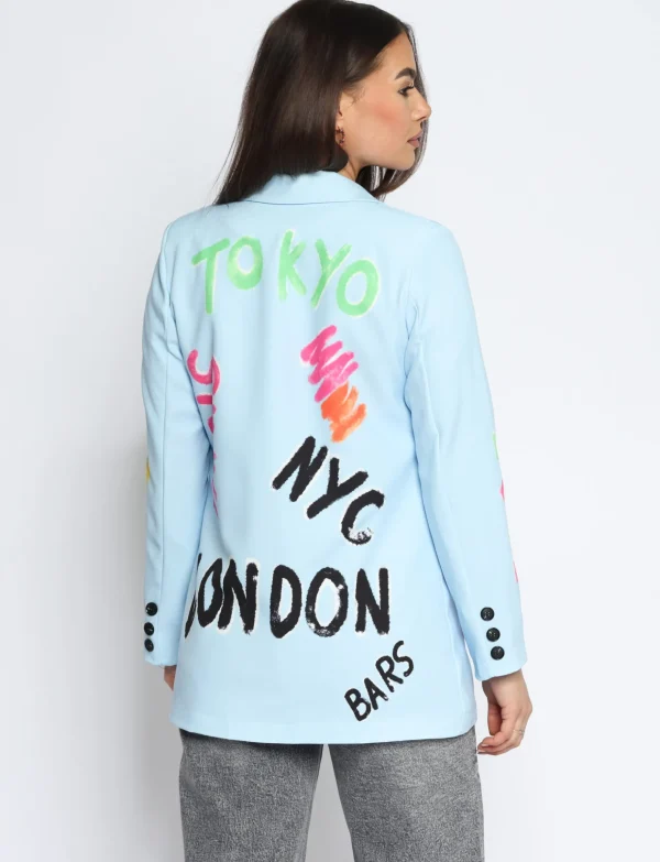 Blazer NYC Lichtblauw