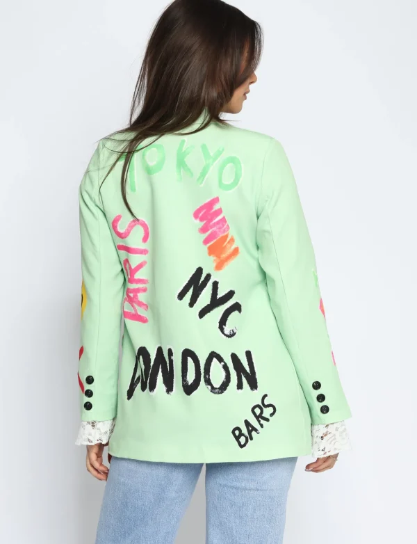Blazer NYC Lichtgroen
