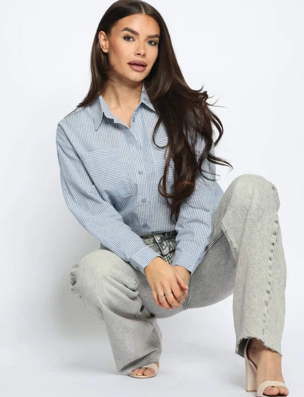 Blouse Eva Blauw