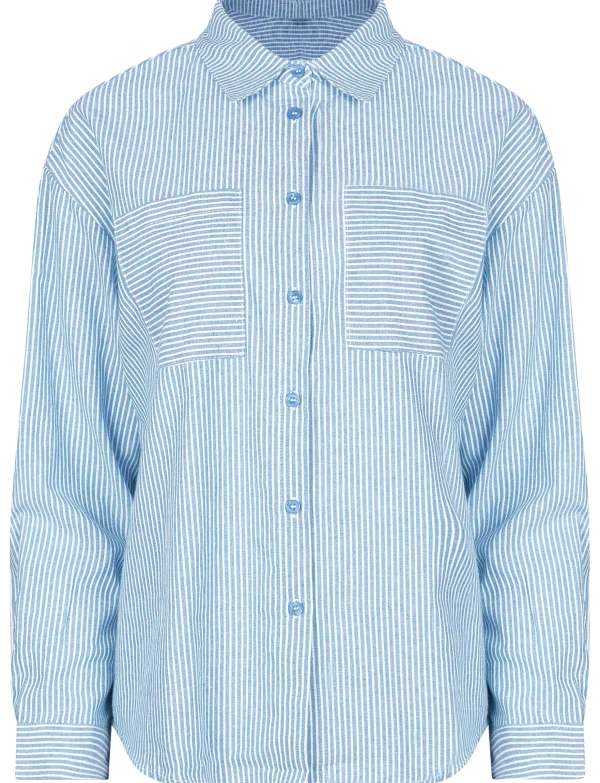 Blouse Eva Blauw