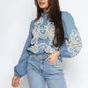 Blouse Molly Blauw
