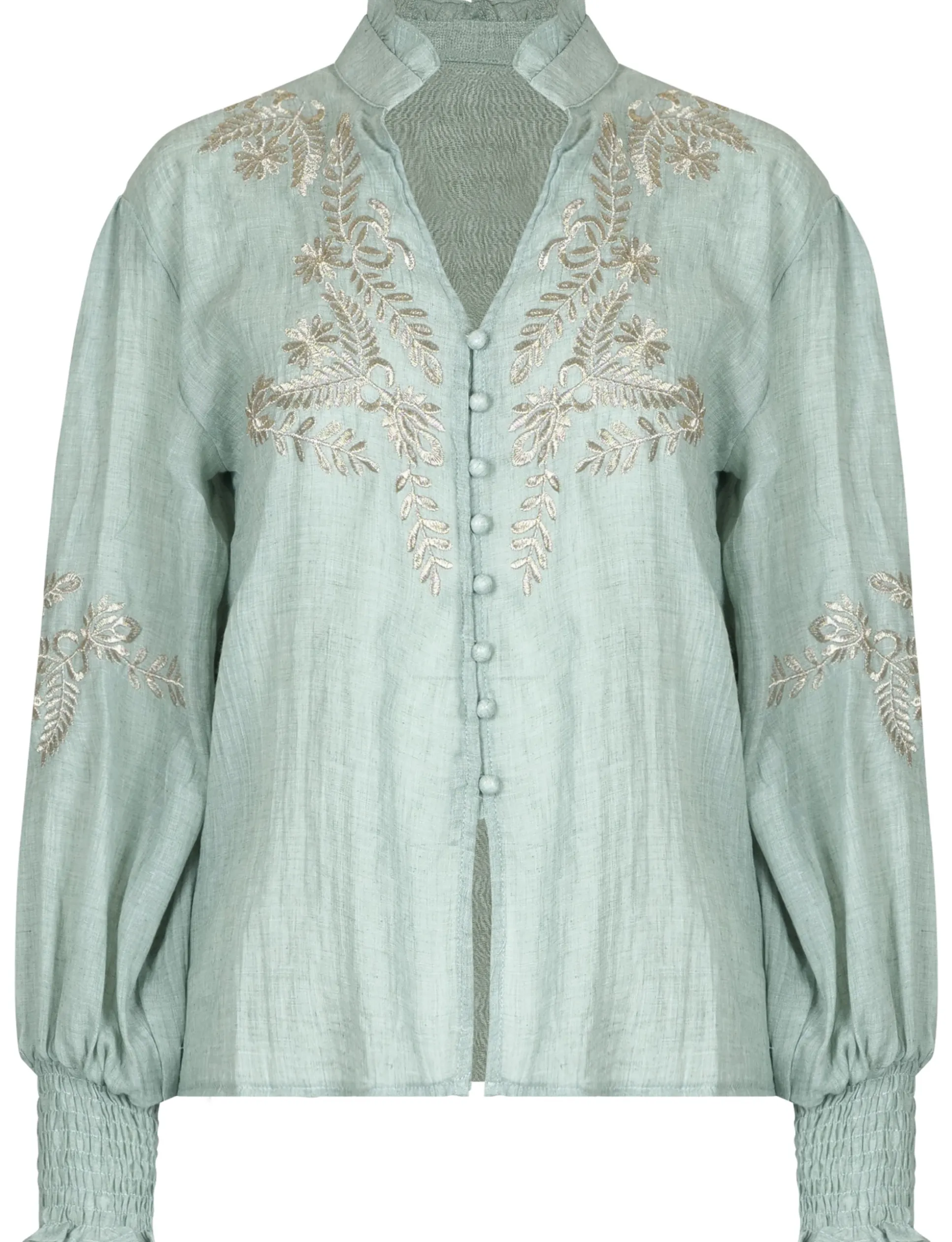 blouse_navy_groen_2.webp Blouse Navy Groen