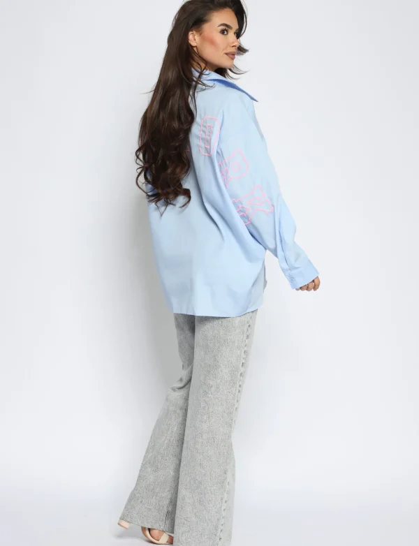 Blouse New York Blauw