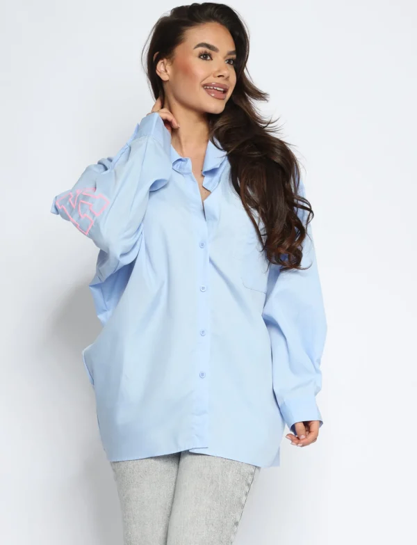 Blouse New York Blauw