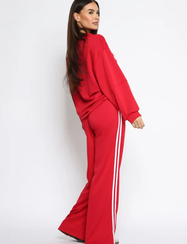 Broek French Rood
