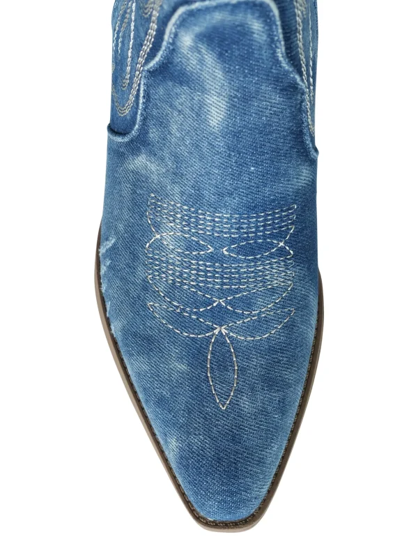 Cowboy boot Jeans Bella Donkerblauw