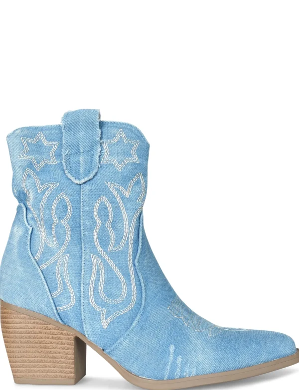 Cowboy boot Jeans Bella Lichtblauw