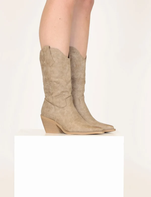 Cowboy Boot Kim Taupe
