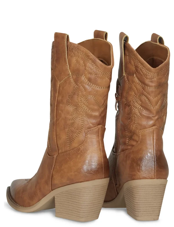 Cowboy boot Mirthe Camel