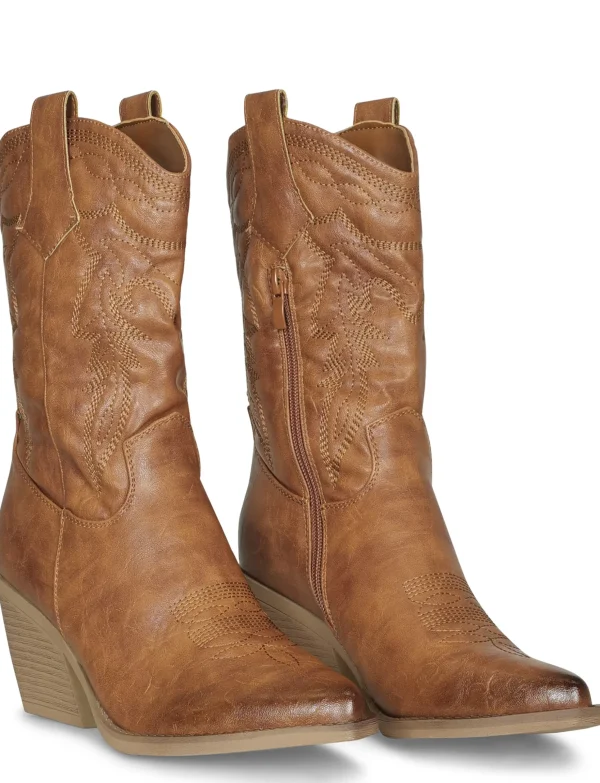 Cowboy boot Mirthe Camel