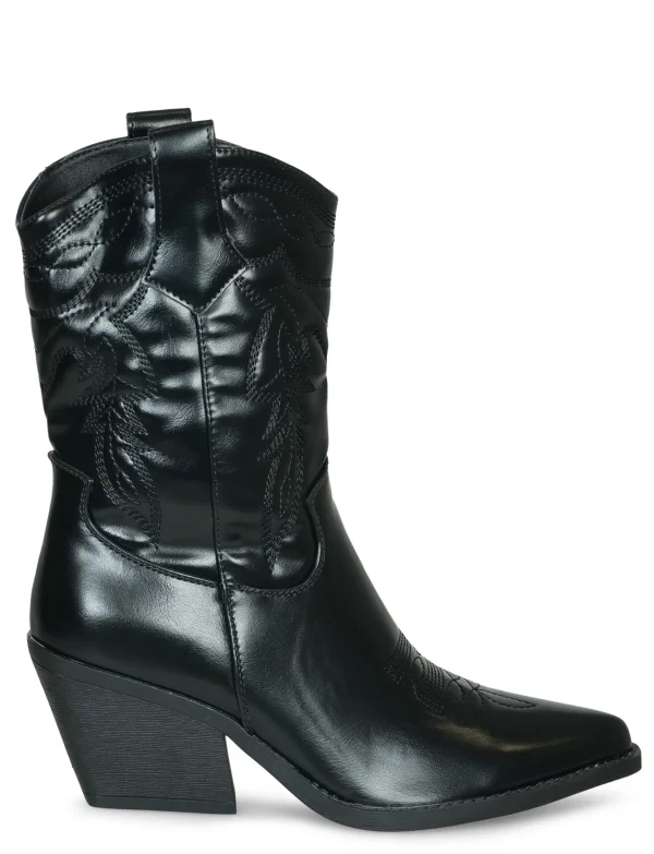Cowboy boot Mirthe Zwart