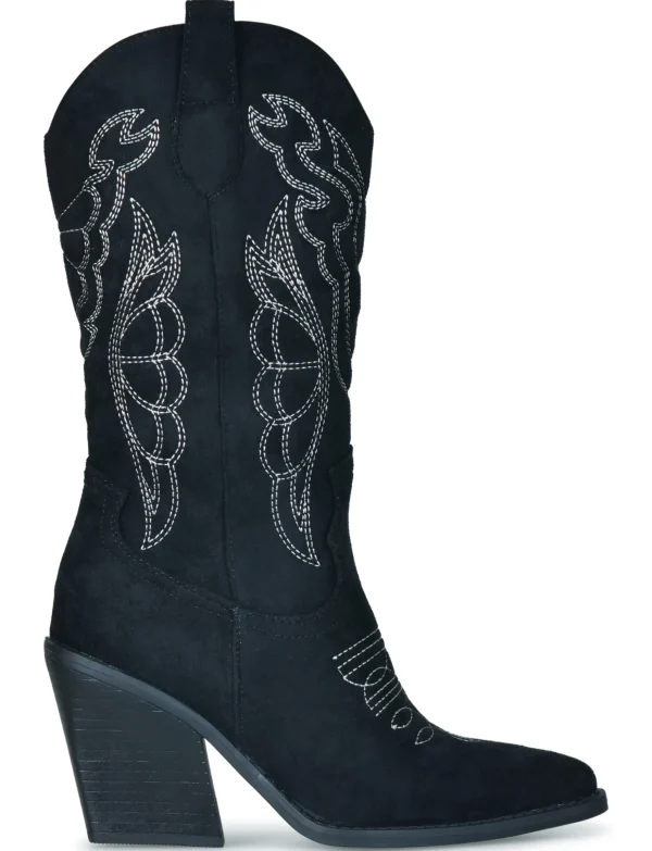 Cowboy Boot Nena Zwart