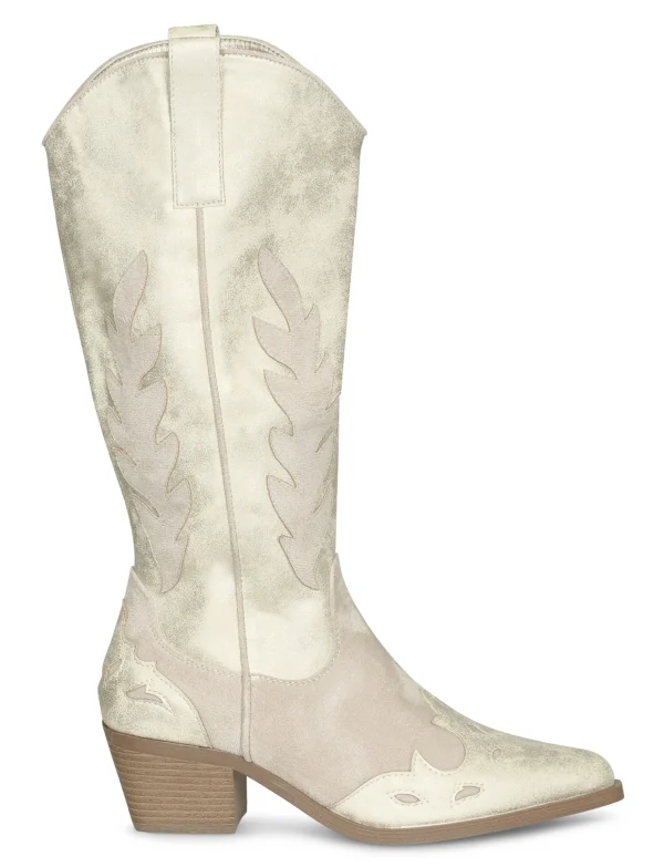 Cowboy Boot Niene Goud/ Beige