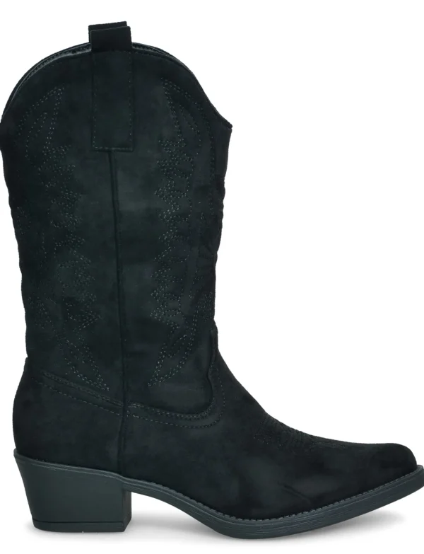 Cowboy Boot Quinn Zwart