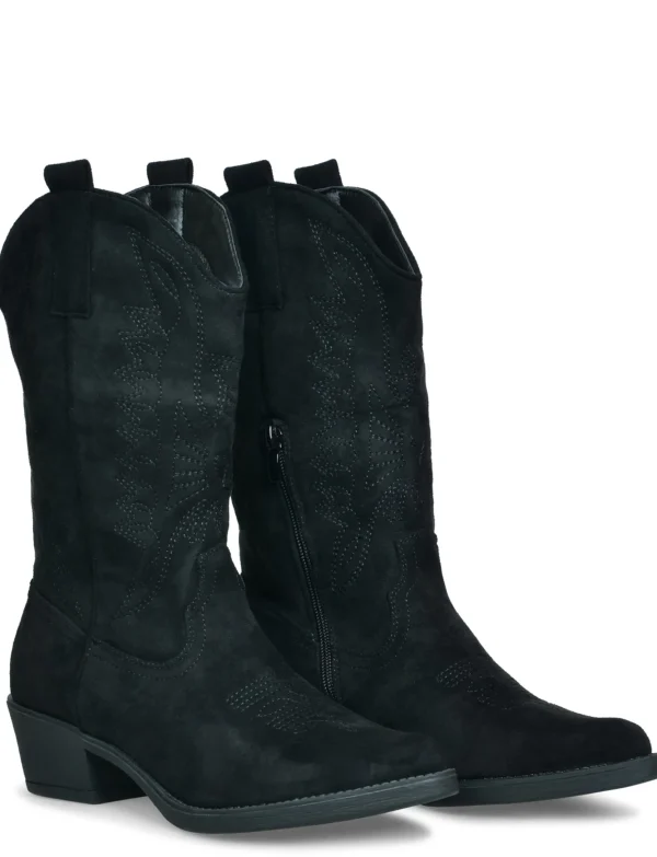 Cowboy Boot Quinn Zwart