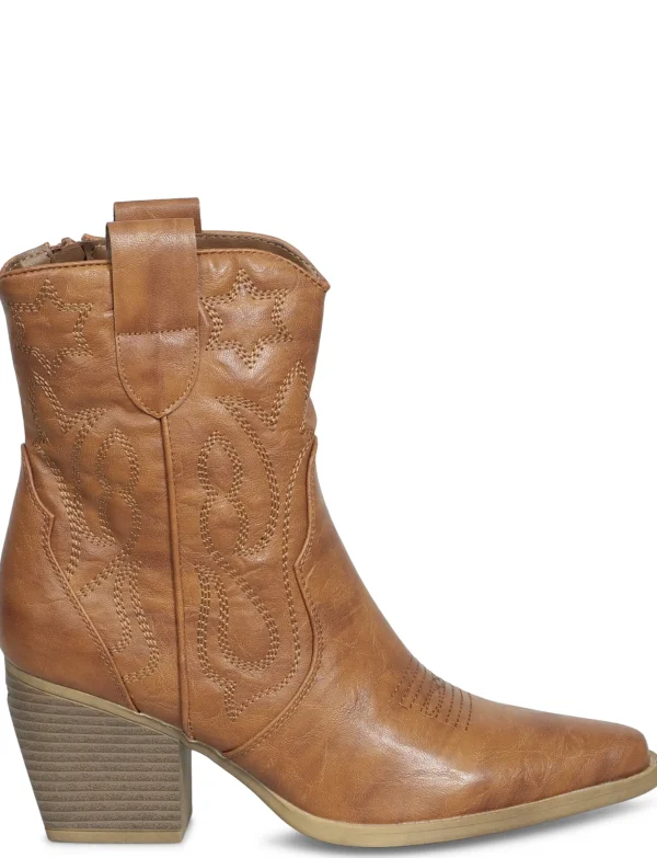 Cowboy Boot Star Camel