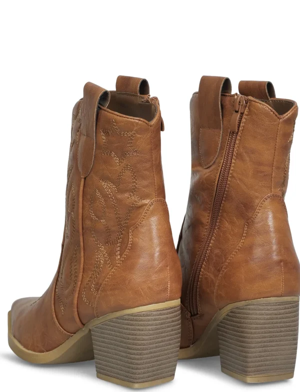 Cowboy Boot Star Camel
