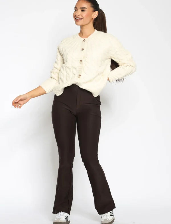 Flared Pants Nora Donkerbruin