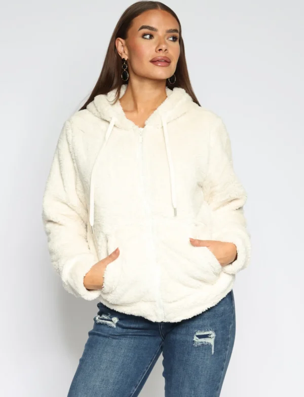 Fluffy vest Vivinne Roomwit
