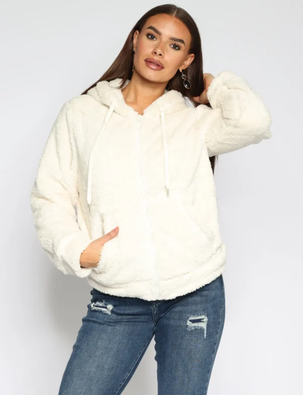 Fluffy vest Vivinne Roomwit