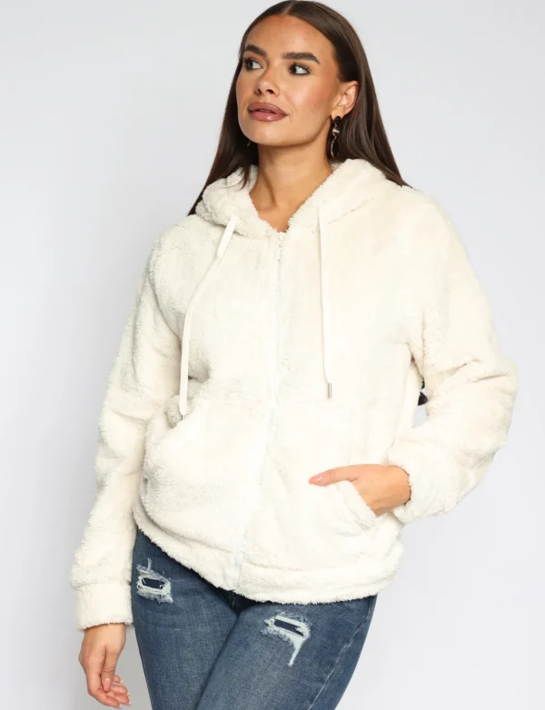 Fluffy vest Vivinne Roomwit
