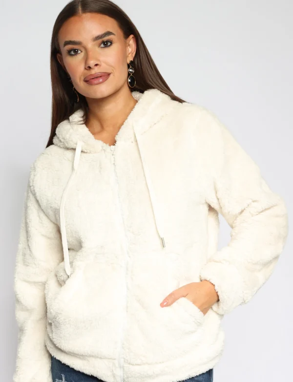 Fluffy vest Vivinne Roomwit