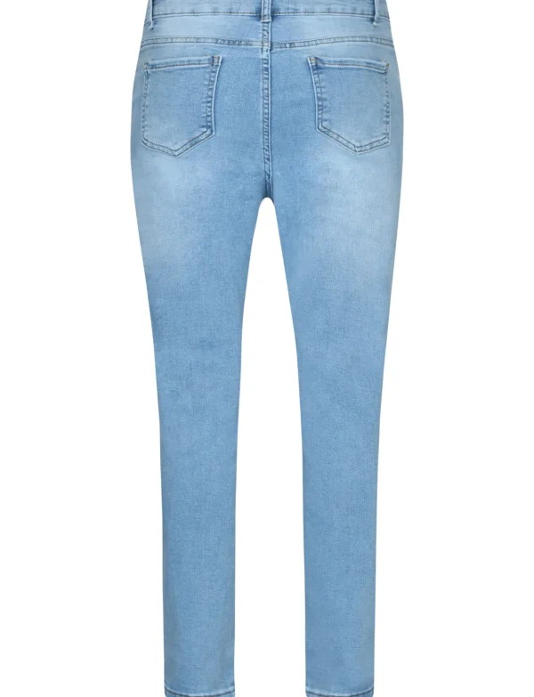 Folyrose | Straight jeans FY-10376 Blauw