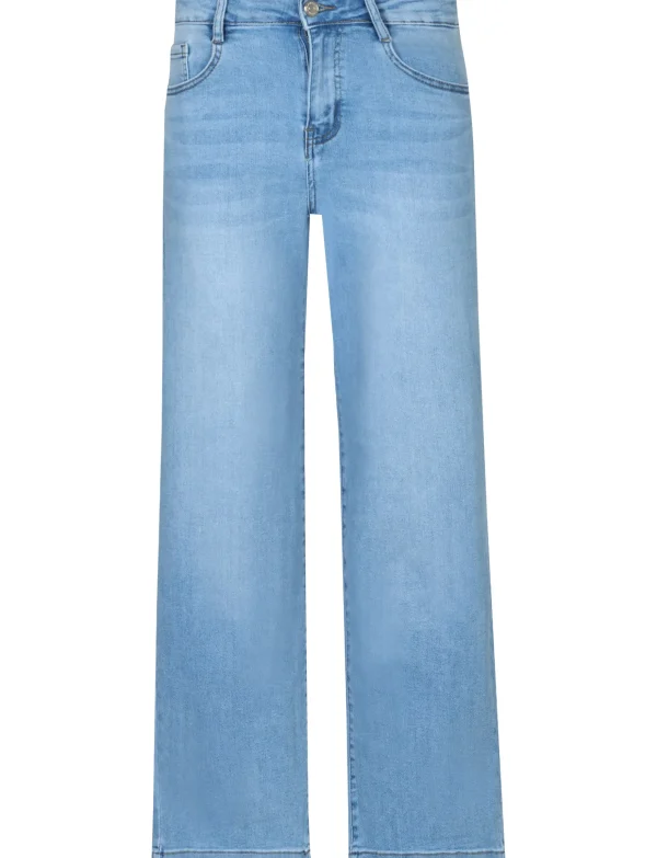 Folyrose | Wide leg jeans Y6590 Blauw