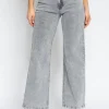 Folyrose | Wide leg jeans Lola-S Grijs