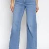 Folyrose | Wide leg jeans Lola-V Blauw