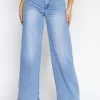 Folyrose | Wide leg jeans Mina Blauw