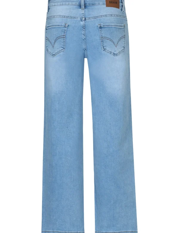 Folyrose | Wide leg jeans Y6590 Blauw