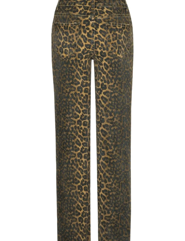 Folyrose | Wide leg jeans 10508 Panter Bruin