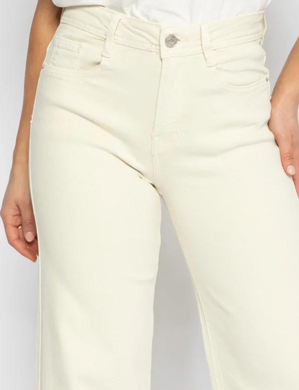 Folyrose | Wide leg jeans Lola-C Beige