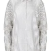 Gestreepte blouse Jasmijn Zand