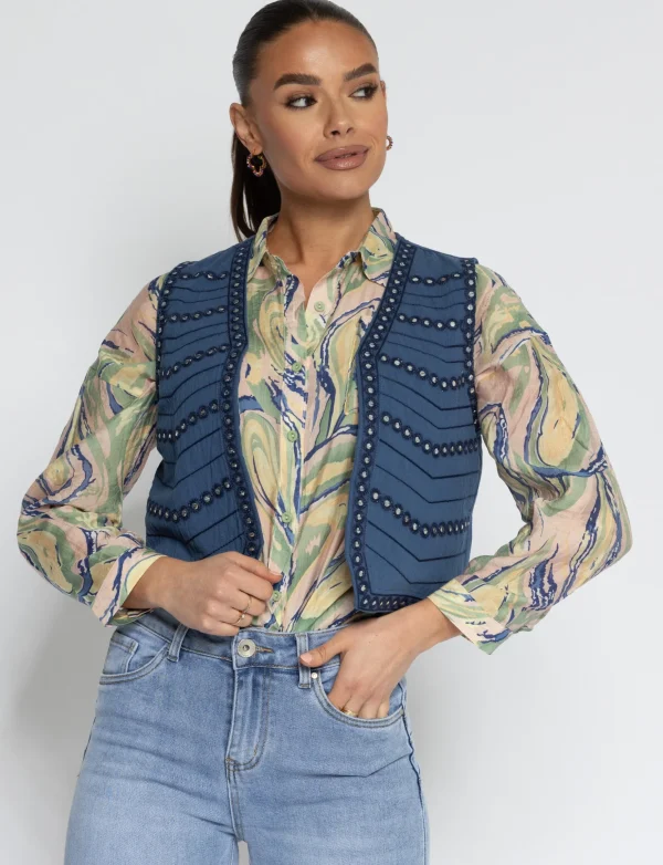 Gilet Mimi Blauw